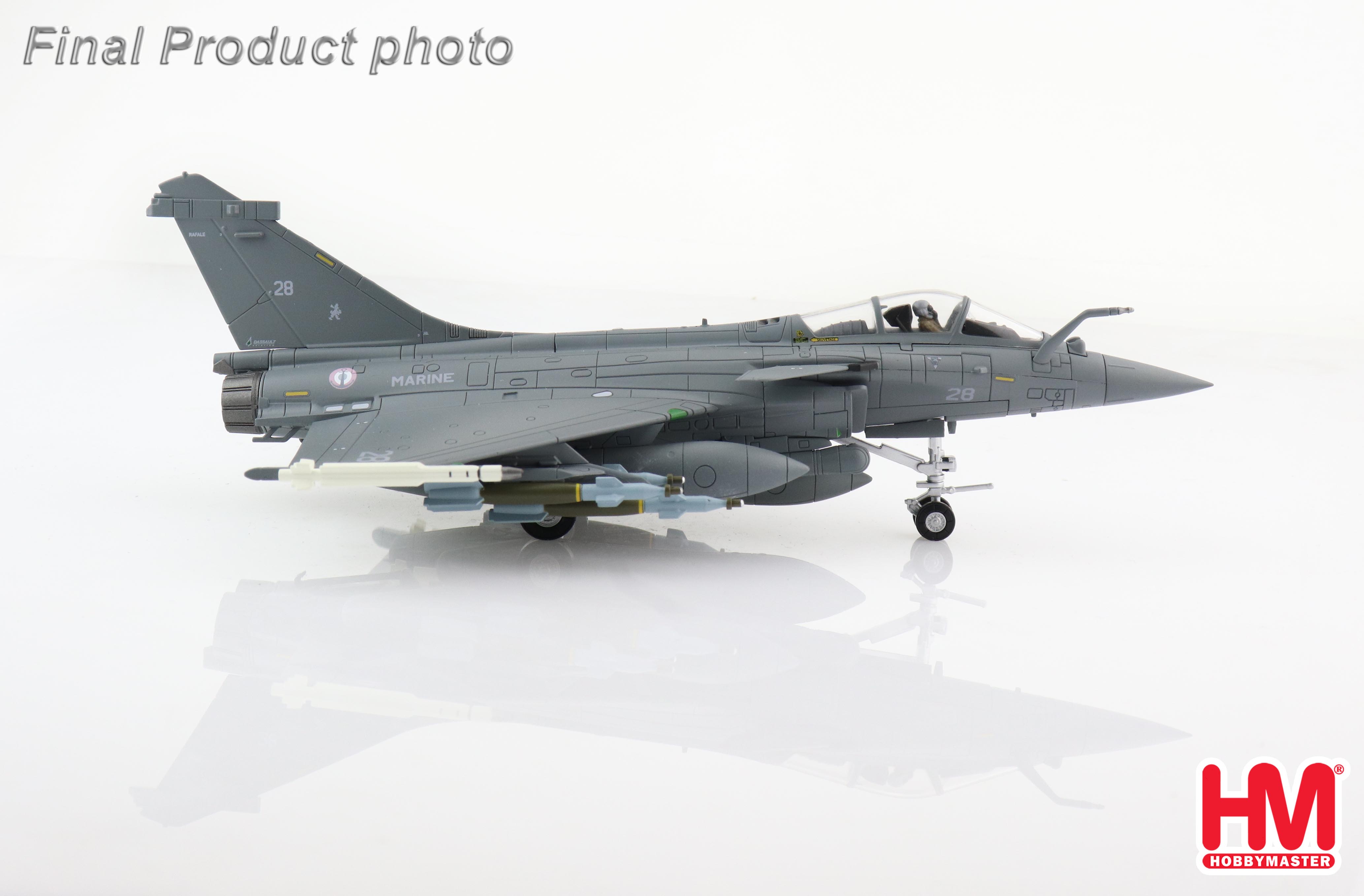 Rafale M, French Navy, 12th Naval Air Group, Operation Harmattan (Libyan Civil War), 2011 #28 1/72 [HA9602]