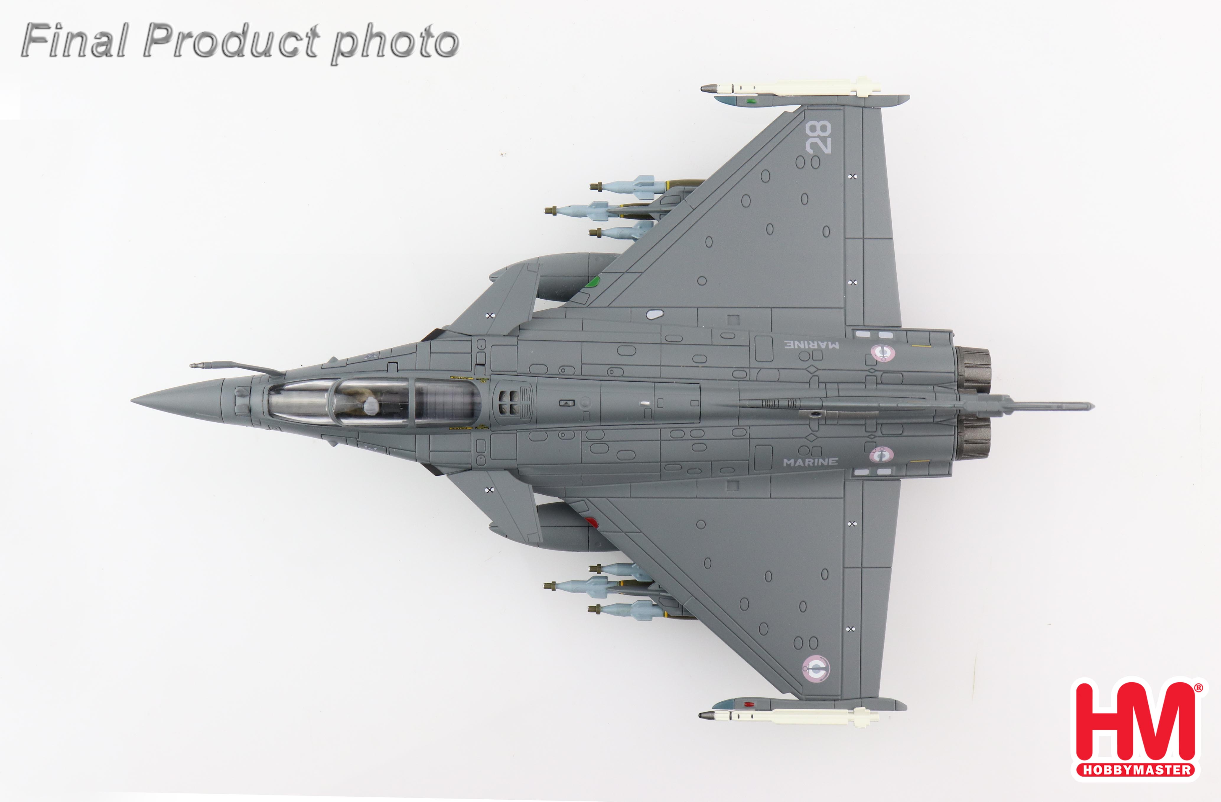 Rafale M, French Navy, 12th Naval Air Group, Operation Harmattan (Libyan Civil War), 2011 #28 1/72 [HA9602]