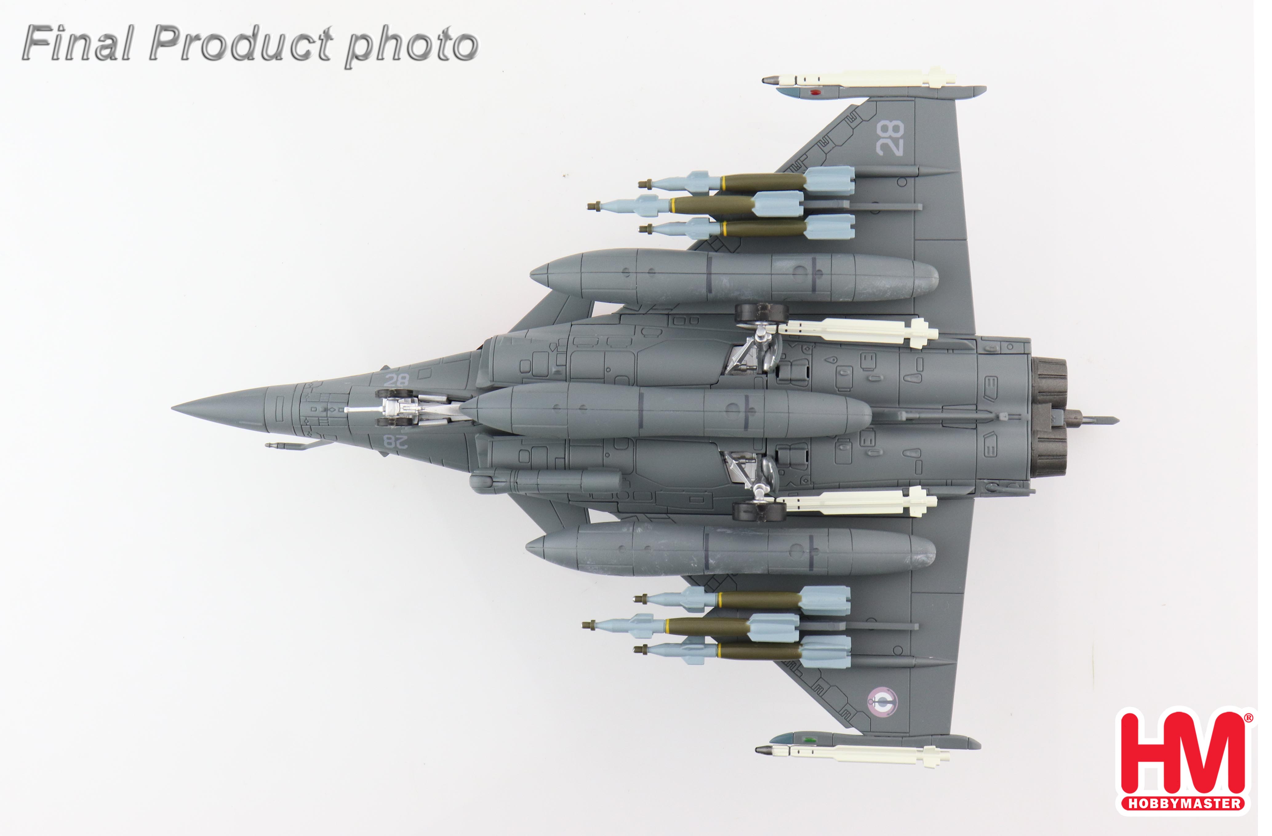 Rafale M, French Navy, 12th Naval Air Group, Operation Harmattan (Libyan Civil War), 2011 #28 1/72 [HA9602]