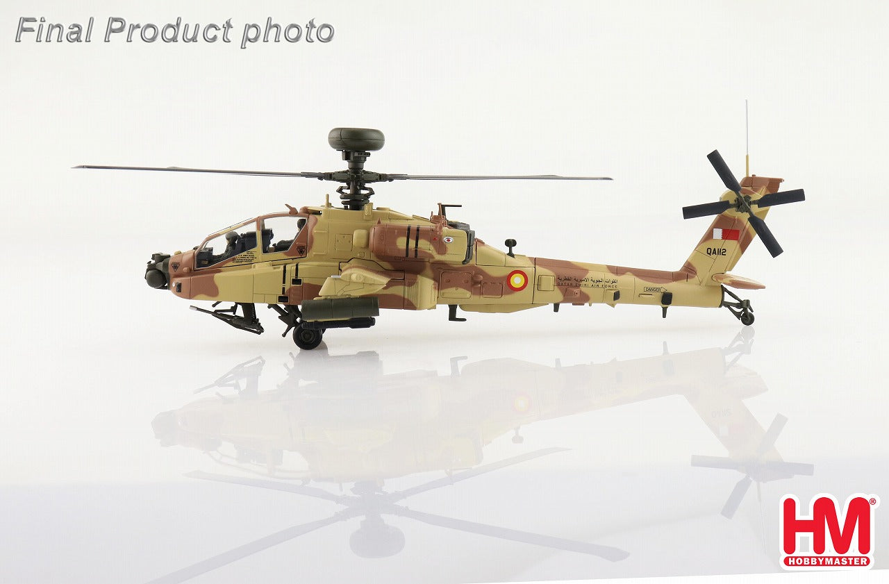 AH-64E Apache Guardian Qatar Air Force 2nd Rotary Wing 41st Squadron Doha International Base 2022 #19-0002 1/72 [HH1217]