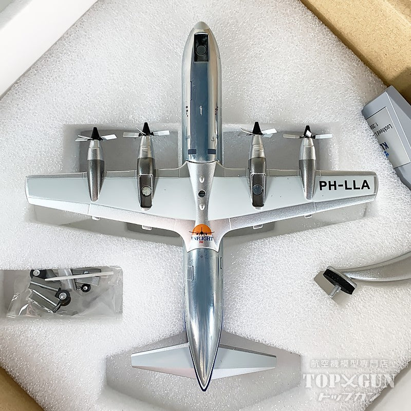 1/100 航空機 模型 ジャンクまとめ売り InFlight200 L-188C KLMオランダ航空 ※ポリッシュ仕上げ PH-LLA 1/200