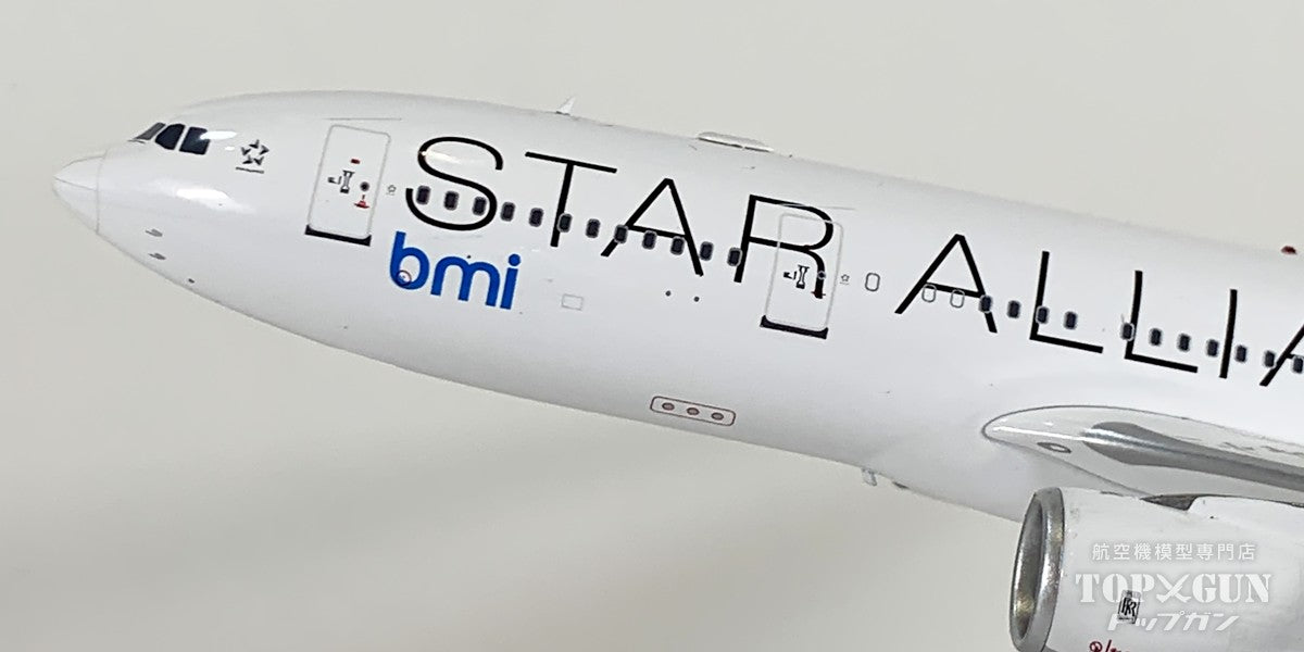 A330-200 BMI ブリティッシュ・ミッドランド航空 「 スターアライアンス 」 G-WWBD 1/200 [IF332BMWBD]
