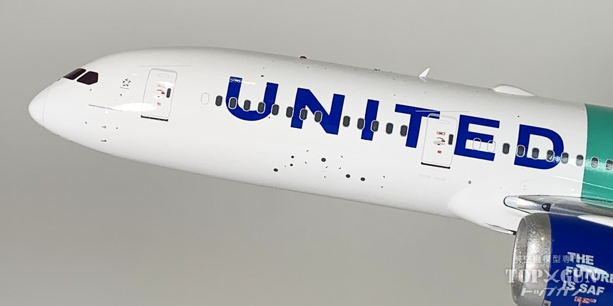 InFlight200 787-9 ユナイテッド航空 THE FUTURE IS SAF scheme