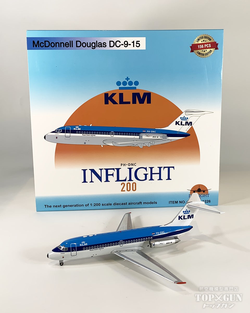 DC-9-15 KLMオランダ航空 PH-DNC 1/200 [IF915KL1226]
