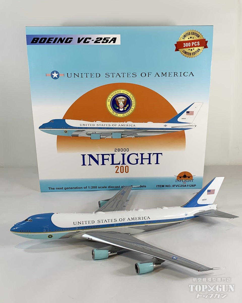 VC-25A アメリカ空軍 エアーフォースワン ※コレクターズコイン付属 28000 1/200 [IFVC25A1126P]