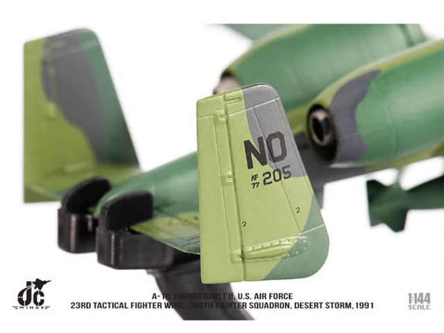 A-10 アメリカ空軍 第23戦術戦闘航空団  第706戦闘飛行 「砂漠の嵐作戦」1991年 1/144 [JCW-144-A10-001]