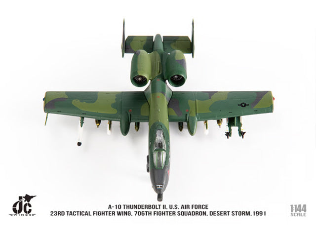 A-10 アメリカ空軍 第23戦術戦闘航空団  第706戦闘飛行 「砂漠の嵐作戦」1991年 1/144 [JCW-144-A10-001]