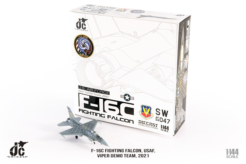 F-16C 美国空军蝰蛇演示队 2021 1/144 [JCW-144-F16-005]