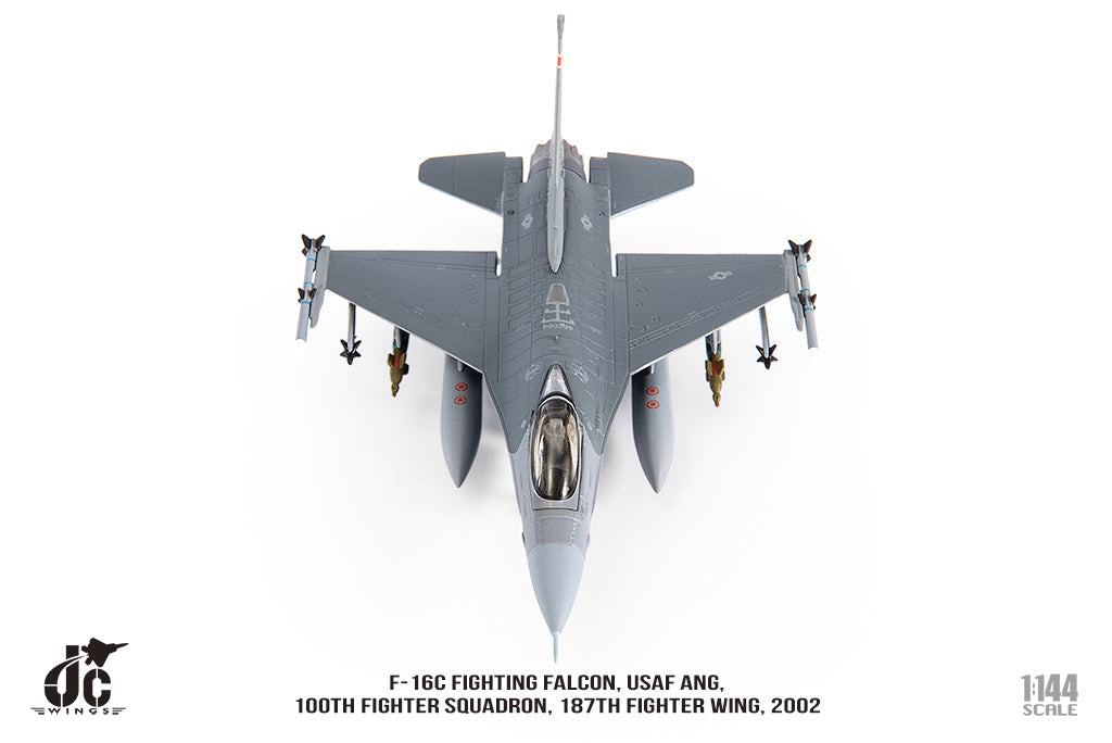 F-16C 阿拉巴馬空軍國民警衛隊，第187戰鬥機聯隊，第100戰鬥機中隊，2002年，1/144 [JCW-144-F16-006] 