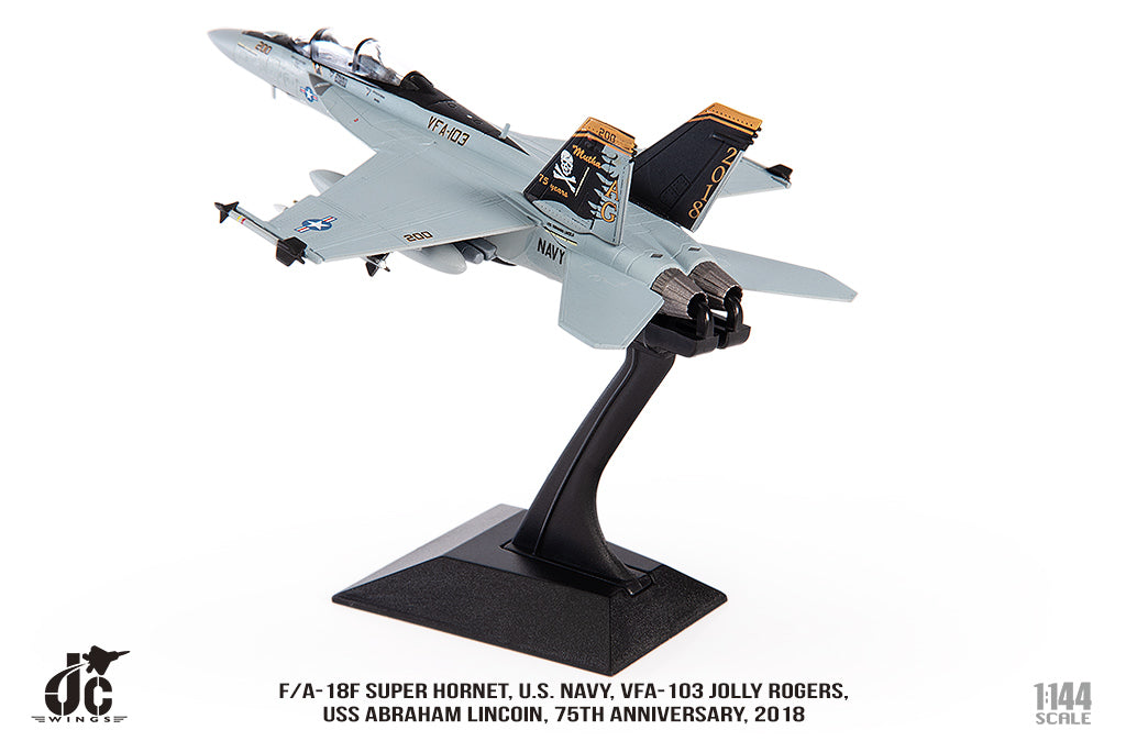 F/A-18F US Navy VFA-103 Jolly Rogers 75th Anniversary Paint 2018 1/144 [JCW-144-F18-003]