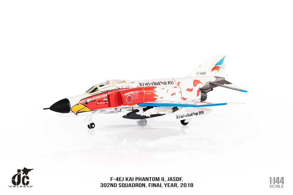 F-4EJ Kai Air Self-Defense Force 302nd Squadron Retirement Memorial Painting 07-8428 1/144[JCW-144-F4-002] 