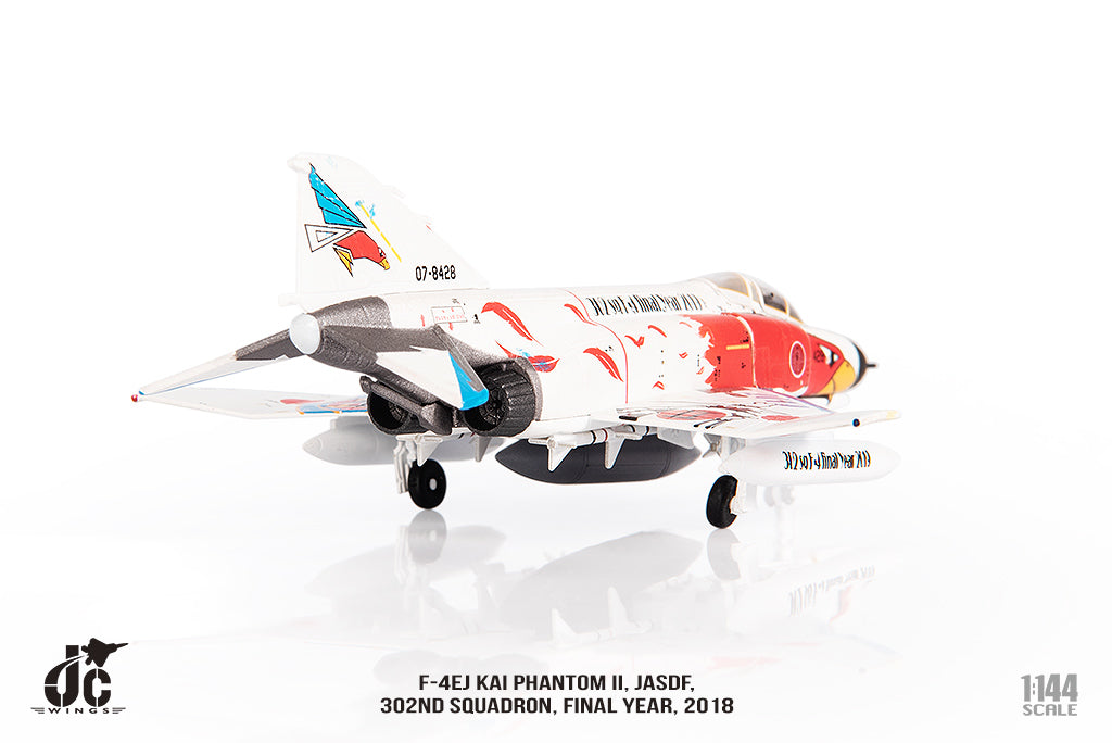 F-4EJ Kai Air Self-Defense Force 302nd Squadron Retirement Memorial Painting 07-8428 1/144[JCW-144-F4-002] 