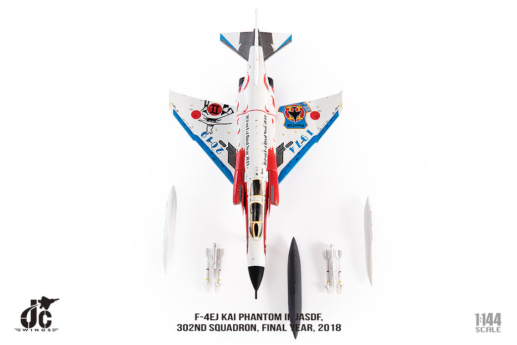 F-4EJ Kai Air Self-Defense Force 302nd Squadron Retirement Memorial Painting 07-8428 1/144[JCW-144-F4-002] 