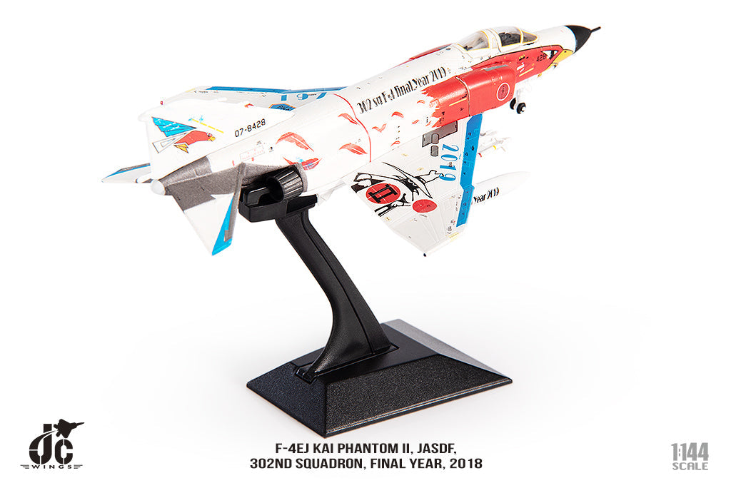 F-4EJ Kai Air Self-Defense Force 302nd Squadron Retirement Memorial Painting 07-8428 1/144[JCW-144-F4-002] 