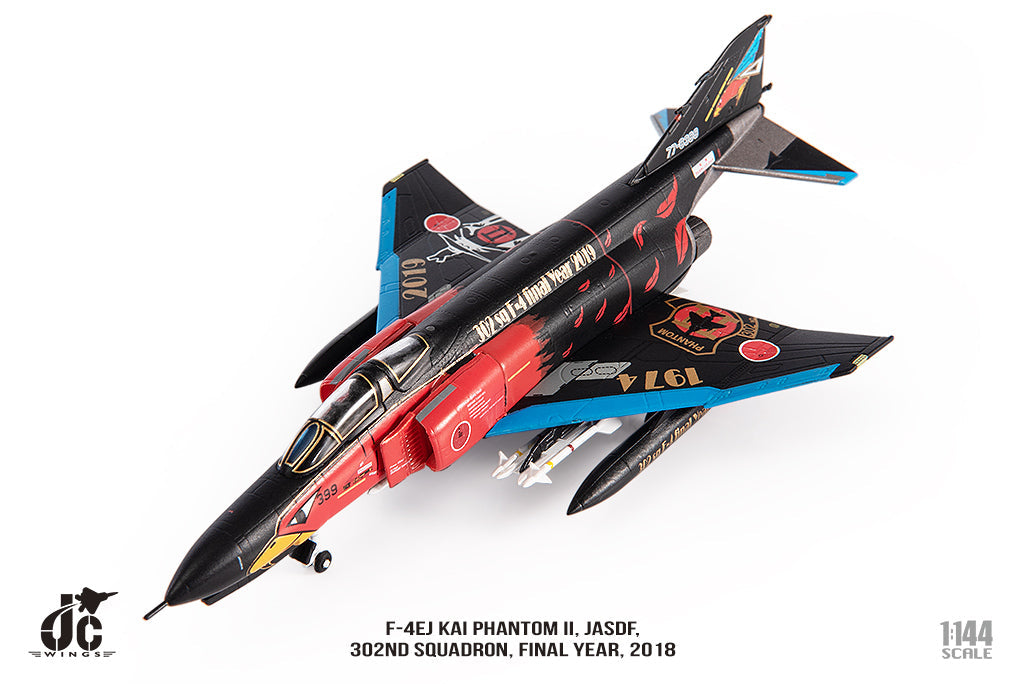 F-4EJ Kai Air Self-Defense Force 302nd Squadron Retirement Memorial Painting 77-8399 1/144[JCW-144-F4-003] 