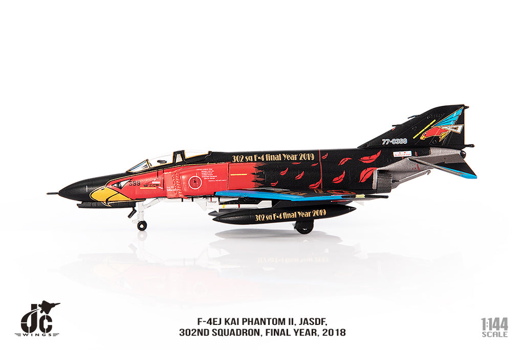 F-4EJ Kai Air Self-Defense Force 302nd Squadron Retirement Memorial Painting 77-8399 1/144[JCW-144-F4-003] 