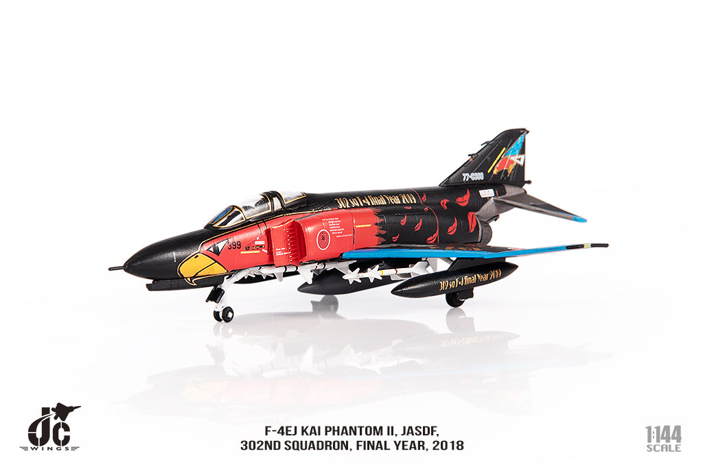 F-4EJ Kai Air Self-Defense Force 302nd Squadron Retirement Memorial Painting 77-8399 1/144[JCW-144-F4-003] 