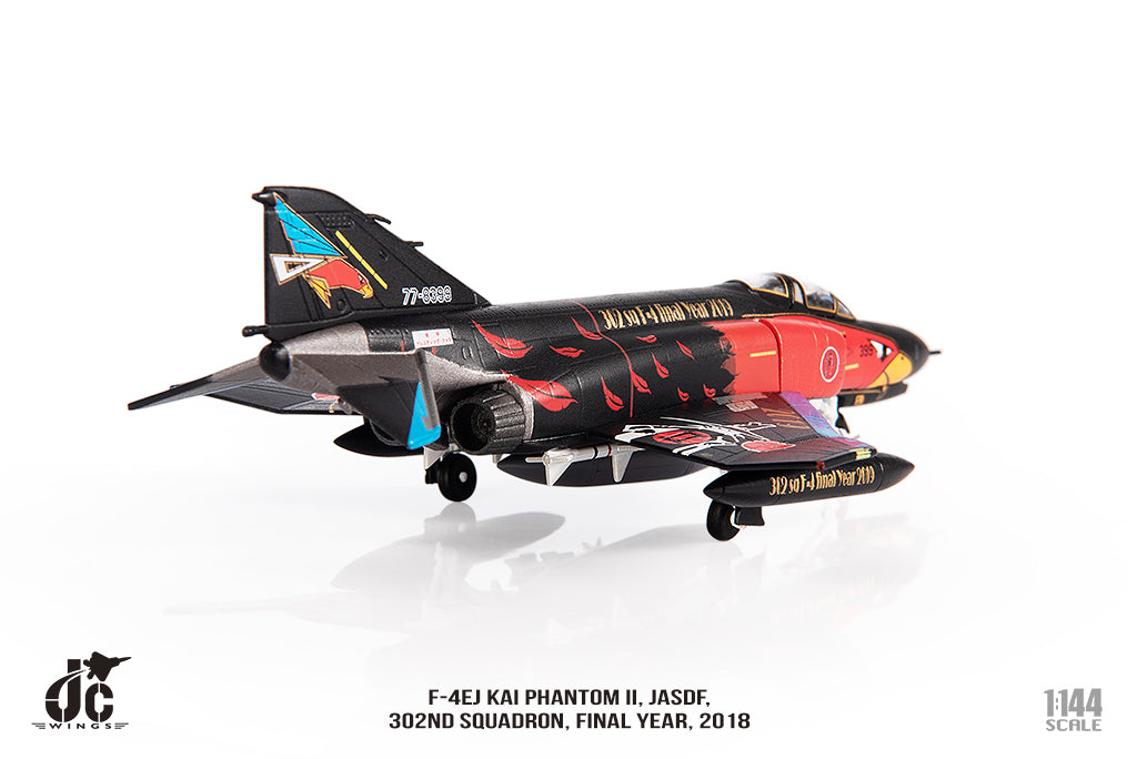 F-4EJ Kai Air Self-Defense Force 302nd Squadron Retirement Memorial Painting 77-8399 1/144[JCW-144-F4-003] 