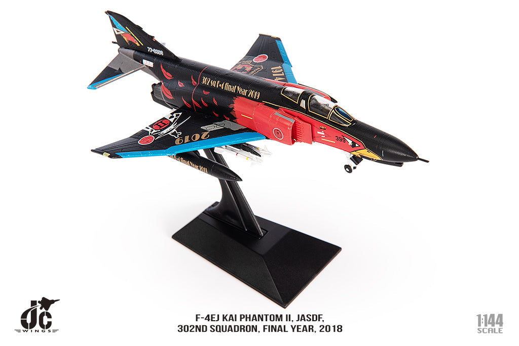 F-4EJ Kai Air Self-Defense Force 302nd Squadron Retirement Memorial Painting 77-8399 1/144[JCW-144-F4-003] 