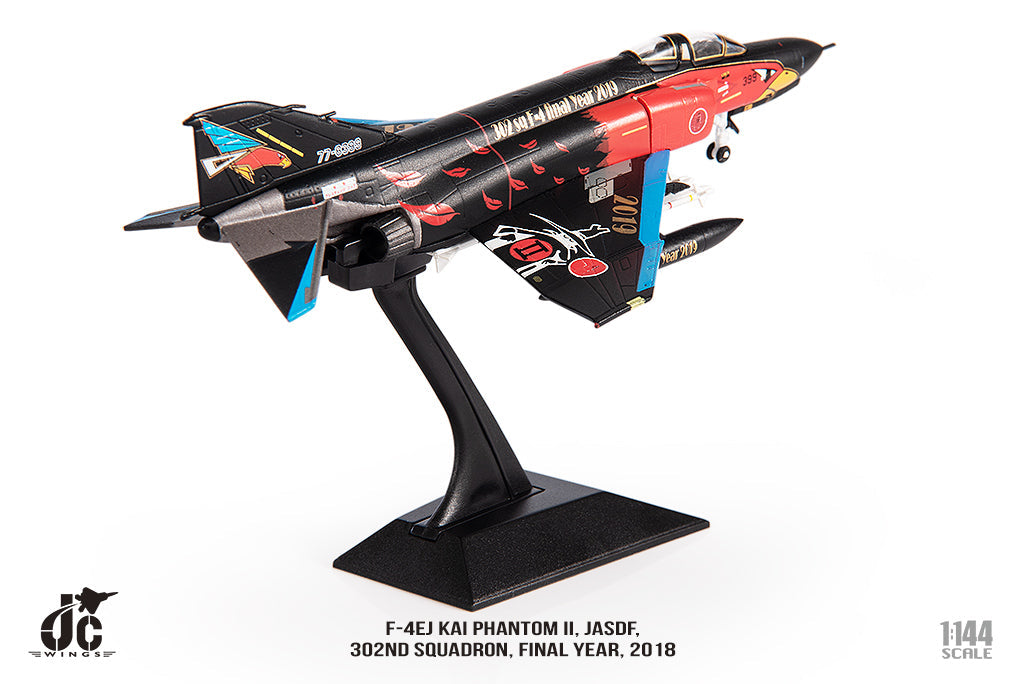 F-4EJ Kai Air Self-Defense Force 302nd Squadron Retirement Memorial Painting 77-8399 1/144[JCW-144-F4-003] 