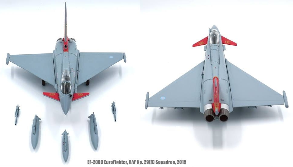 Eurofighter Typhoon F.2 Royal Air Force No. 29 (Reserve) Squadron Special Paint "100th Anniversary of the Unit's Founding" 2015 1/72 [JCW-72-2000-002]
