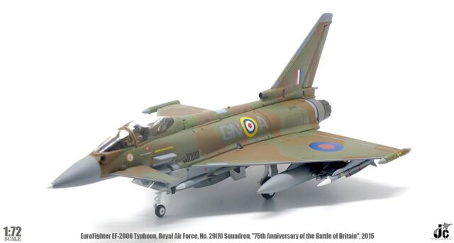 歐洲戰鬥機“颱風”FGR.4，英國皇家空軍第29（預備役）中隊，特殊塗裝“不列顛之戰75週年”，2015年7月，英國皇家空軍坎寧斯比基地，ZK349/GN-A，1/72 [JCW-72-2000-006]