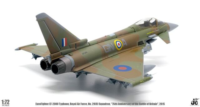 歐洲戰鬥機“颱風”FGR.4，英國皇家空軍第29（預備役）中隊，特殊塗裝“不列顛之戰75週年”，2015年7月，英國皇家空軍坎寧斯比基地，ZK349/GN-A，1/72 [JCW-72-2000-006]