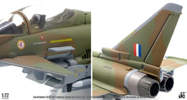 歐洲戰鬥機“颱風”FGR.4，英國皇家空軍第29（預備役）中隊，特殊塗裝“不列顛之戰75週年”，2015年7月，英國皇家空軍坎寧斯比基地，ZK349/GN-A，1/72 [JCW-72-2000-006]