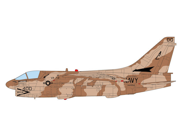 [Pre-order item] A-7E VA-72 Blue Hawks USS John F. Kennedy "Operation Desert Storm" 1991 1/72 (JC20241119) [JCW-72-A7-007] 