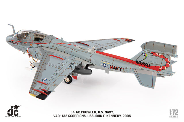 【お取り寄せ】EA-6B アメリカ海軍 VAQ-132「スコーピオンズ」2005年 1/72[JCW-72-EA6B-006]