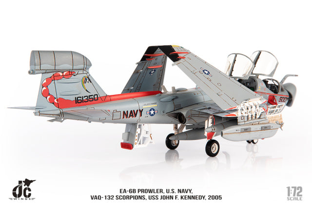 【お取り寄せ】EA-6B アメリカ海軍 VAQ-132「スコーピオンズ」2005年 1/72[JCW-72-EA6B-006]