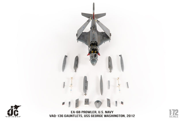 EA-6B VAQ-136 ガントレッツ USS ジョージ・ワシントン 2012年 1/72 [JCW-72-EA6B-007]