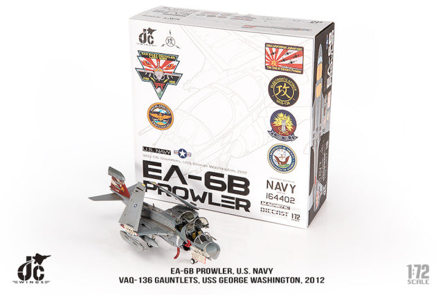 EA-6B VAQ-136 ガントレッツ USS ジョージ・ワシントン 2012年 1/72 [JCW-72-EA6B-007]