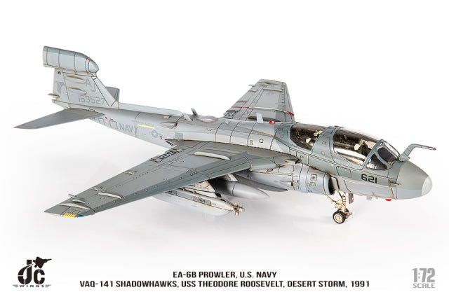 EA-6B アメリカ海軍 VAQ-141 シャドーホークス 砂漠の嵐作戦 1991年 1/72 [JCW-72-EA6B-010]