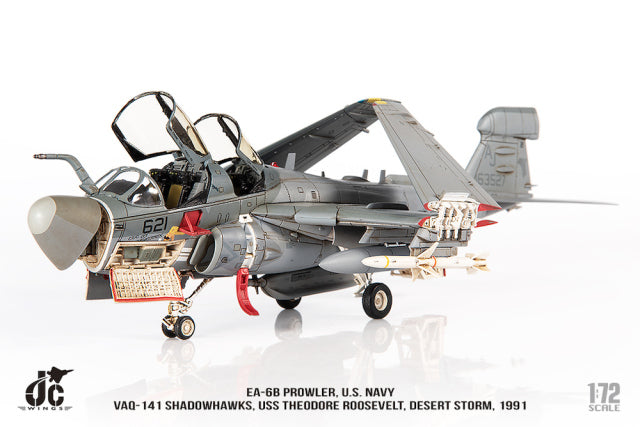 EA-6B アメリカ海軍 VAQ-141 シャドーホークス 砂漠の嵐作戦 1991年 1/72 [JCW-72-EA6B-010]