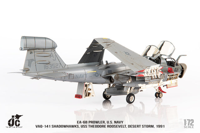 EA-6B アメリカ海軍 VAQ-141 シャドーホークス 砂漠の嵐作戦 1991年 1/72 [JCW-72-EA6B-010]