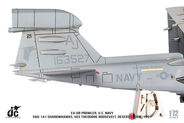 EA-6B アメリカ海軍 VAQ-141 シャドーホークス 砂漠の嵐作戦 1991年 1/72 [JCW-72-EA6B-010]