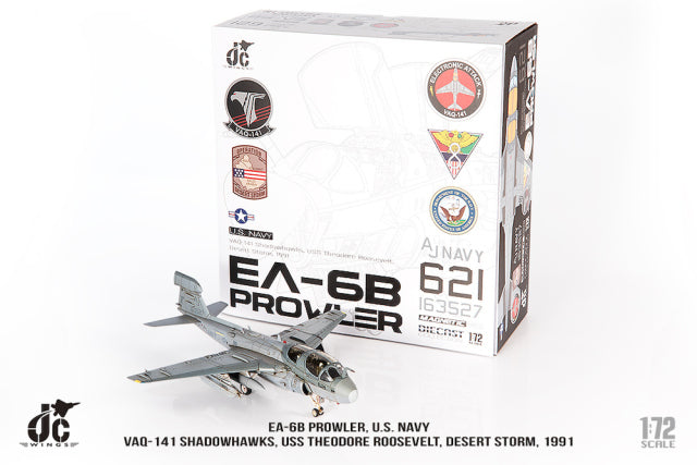 EA-6B アメリカ海軍 VAQ-141 シャドーホークス 砂漠の嵐作戦 1991年 1/72 [JCW-72-EA6B-010]