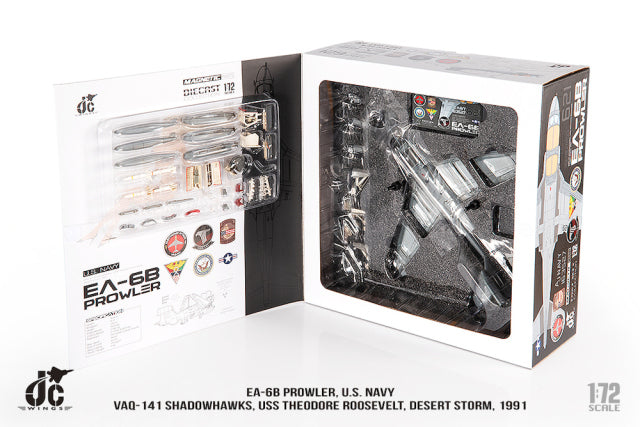 EA-6B アメリカ海軍 VAQ-141 シャドーホークス 砂漠の嵐作戦 1991年 1/72 [JCW-72-EA6B-010]