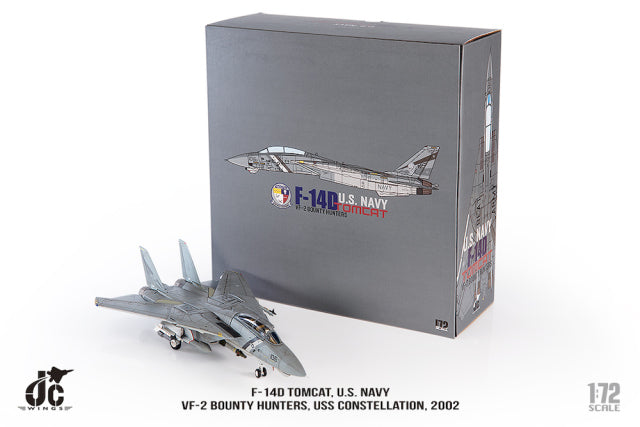 F-14D US Navy 2nd Fighter Squadron "Bounty Hunters" 2002 "Beat Army" logo NE106 1/72 [JCW-72-F14-009]