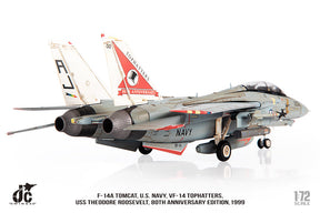 F-14A アメリカ海軍 VF-14 トップハッターズ 80周年記念塗装 1999 1/72 [JCW-72-F14-014]