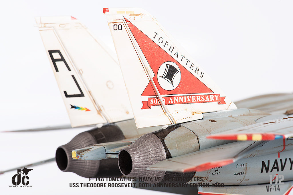 [Pre-order item] F-14A US Navy VF-14 Top Hatters 80th Anniversary Paint 1999 1/72 (JCW20230630) [JCW-72-F14-014] 