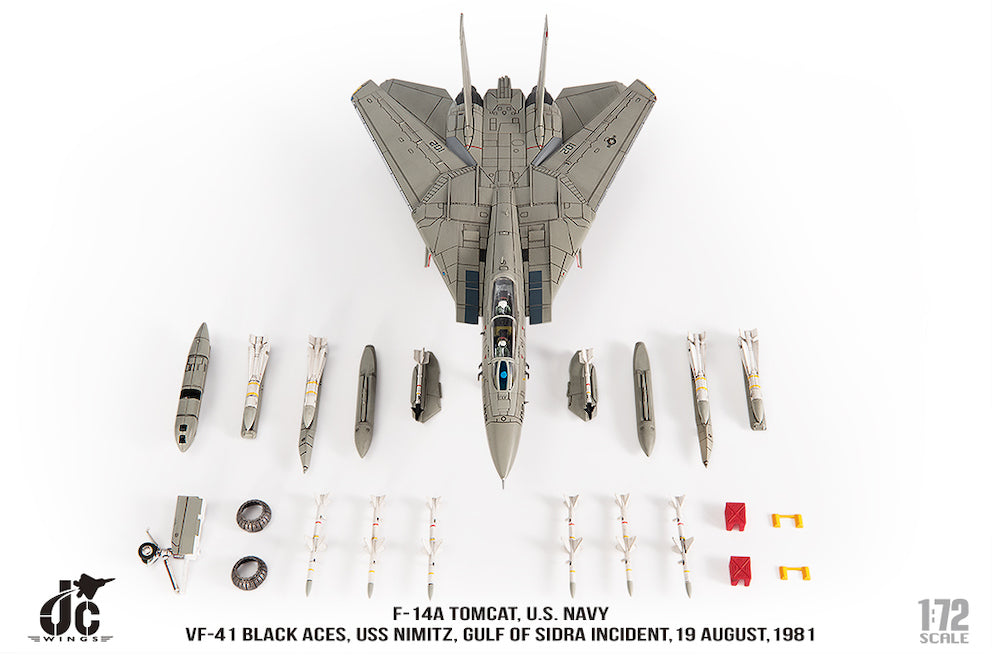JC Wings F-14A VF-41 ブラックエイセス USS ニミッツ 「シドラ