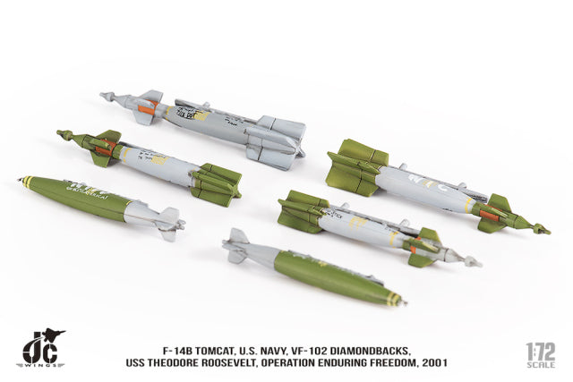 F-14B アメリカ海軍 VF-102 ダイアモンドバックス 不朽の自由作戦 2001年 1/72 [JCW-72-F14-024]