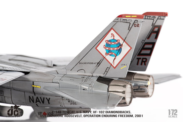 F-14B アメリカ海軍 VF-102 ダイアモンドバックス 不朽の自由作戦 2001年 1/72 [JCW-72-F14-024]