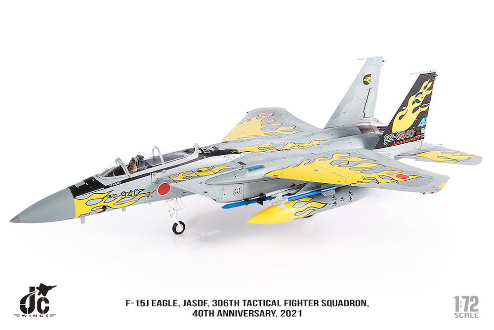 [Pre-order item] F-15J Japan Air Self-Defense Force 306th Air Squadron "40th Anniversary Paint" 1/72 (JC20241119) [JCW-72-F15-020] 