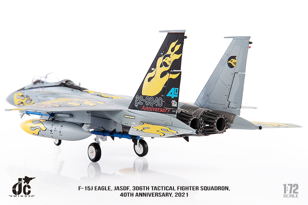 JCW 航空自衛隊第305飛行隊　40周年記念塗装F-15J 1/144 金属 F-15J 航空自衛隊 第305飛行隊 創設40周年記念塗装機 2019 (完成