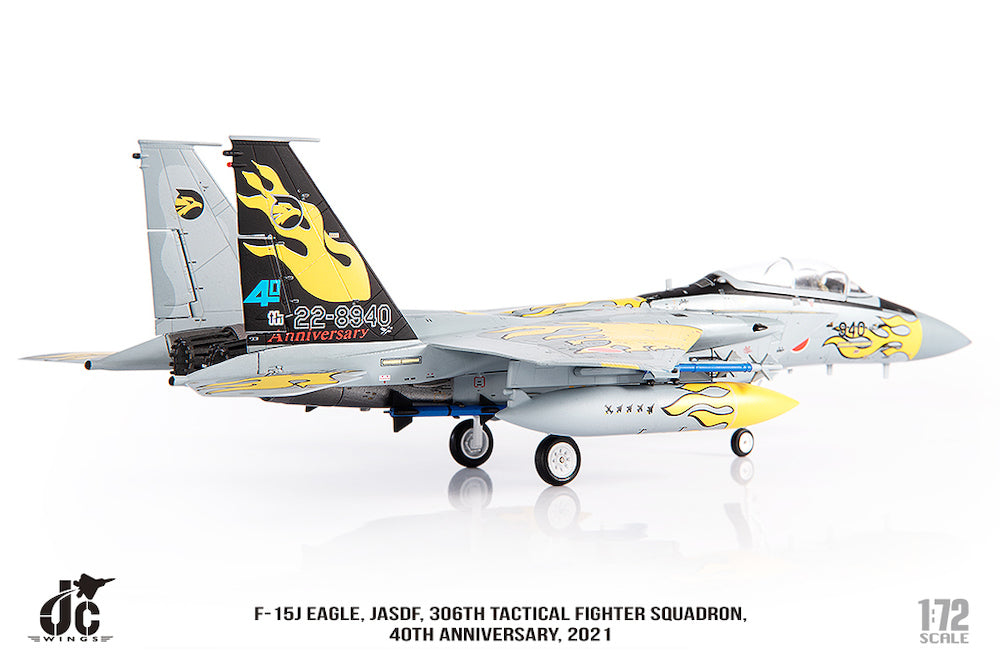 [Pre-order item] F-15J Japan Air Self-Defense Force 306th Air Squadron "40th Anniversary Paint" 1/72 (JC20241119) [JCW-72-F15-020] 