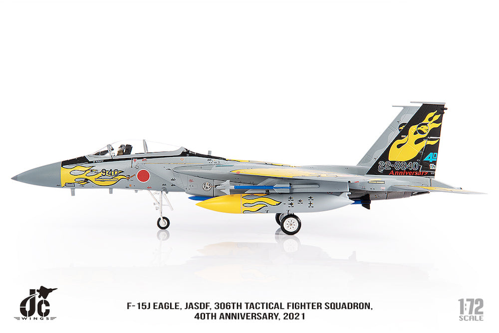 [Pre-order item] F-15J Japan Air Self-Defense Force 306th Air Squadron "40th Anniversary Paint" 1/72 (JC20241119) [JCW-72-F15-020] 