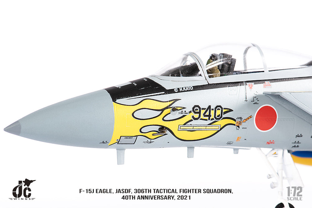 [Pre-order item] F-15J Japan Air Self-Defense Force 306th Air Squadron "40th Anniversary Paint" 1/72 (JC20241119) [JCW-72-F15-020] 